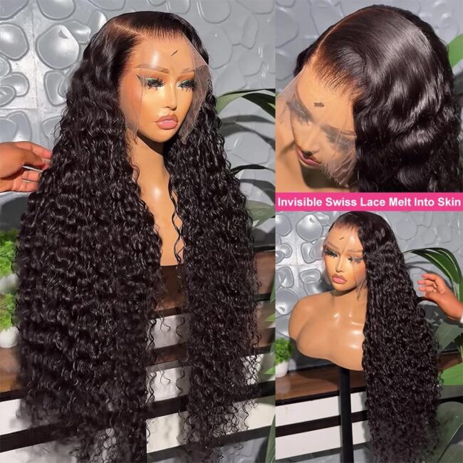 Curly Bob Wig Human Hair 13x4 Deep Wave HD Lace Front Wigs Human Hair 220% Density Short Curly Wet And Wavy Human Hair Wigs for Black Women Glueless curly Wig With Baby Hair (Copy) - Image 8