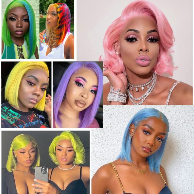 13x6 Lace Front Wig Human Hair 200% Density Body Wave Blonde Lace Front Wigs Human Hair Pre Plucked Blonde Wig Human Hair - Image 2