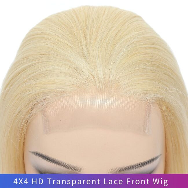 13x6 Lace Front Wig Human Hair 200% Density Body Wave Blonde Lace Front Wigs Human Hair Pre Plucked Blonde Wig Human Hair - Image 4