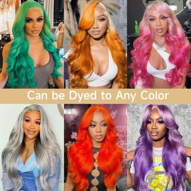 13x6 Lace Front Wig Human Hair 28 Inch Blonde Wig Human Hair 200% Density Body Wave HD Blonde Lace Frontal Wig Pre Plucked 613 Lace Front Wig Human Hair - Image 2