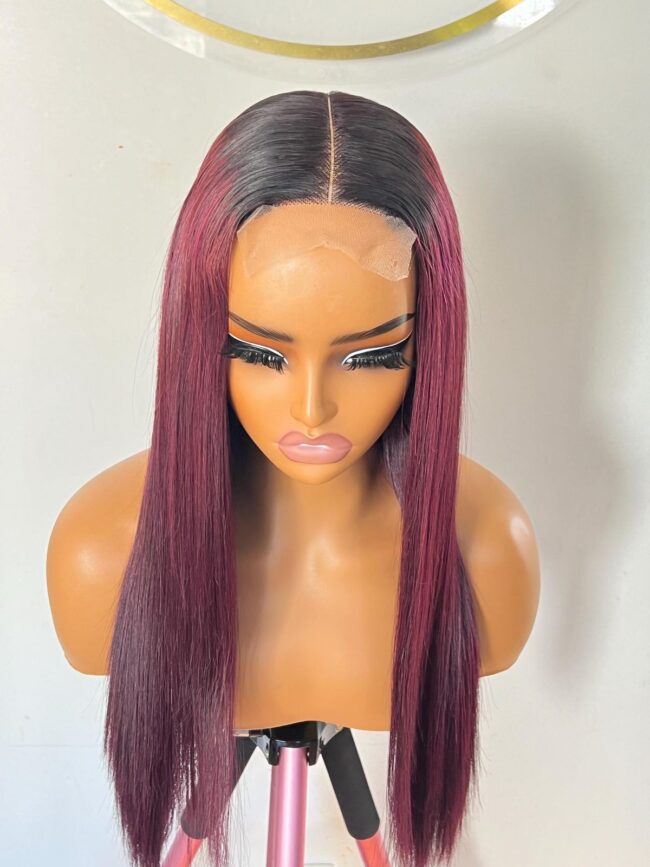 Long Straight Synthetic Black 360° Lace Wig: Sleek, versatile, and naturally undetectable—effortless style for every look, all day long.