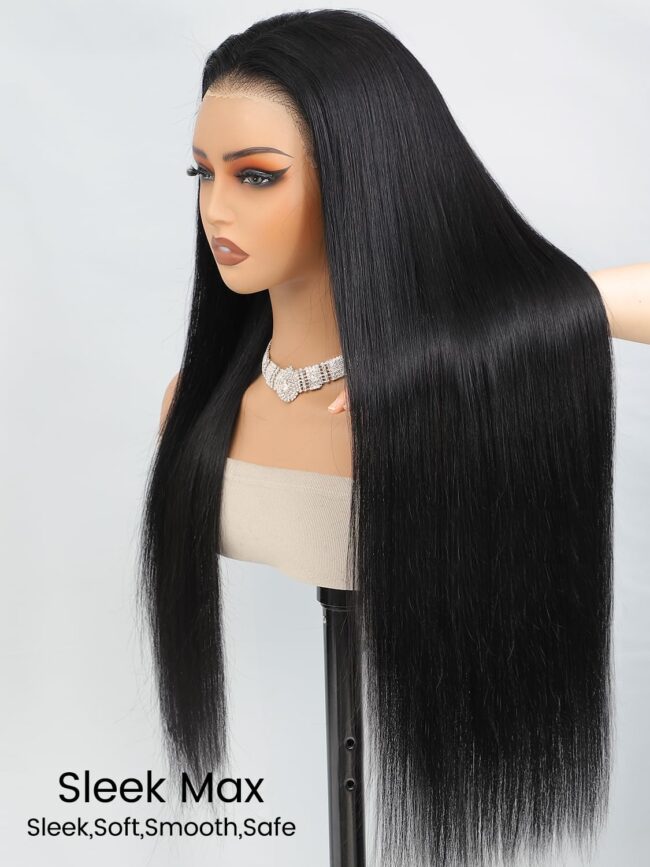 Wear It & Wow – 250% Density Glueless Straight Frontal Wig with Upgraded HD Lace & Drawstring Fit! ✨ - Image 8