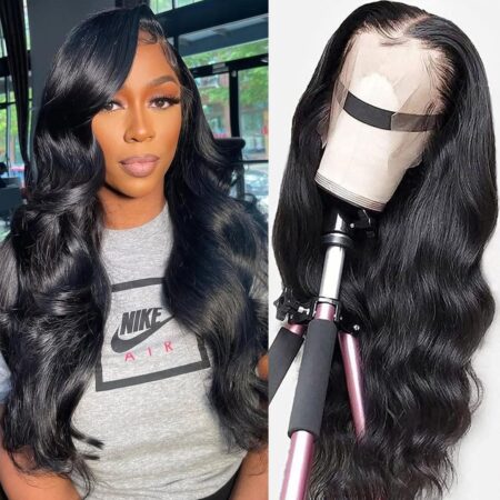 18 Inch Body Wave Bob Wig: 13x4 HD Lace, 180% Density Human Hair—Pre-Plucked