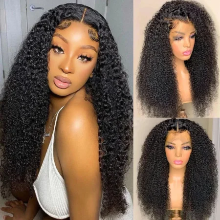 Deep Wave HD Lace Front Wig Water Wave Human Hair Wigs 6x6 Closure Glueless Wig