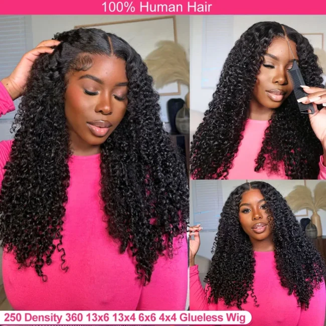 Deep Wave HD Lace Front Wig Water Wave Human Hair Wigs 6x6 Closure Glueless Wig - Image 10