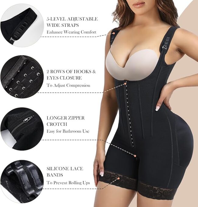 Fajas Colombianas Shapewear for Women: Tummy Control Body Shaper (Post-Surgery Compression Garment) - Image 5