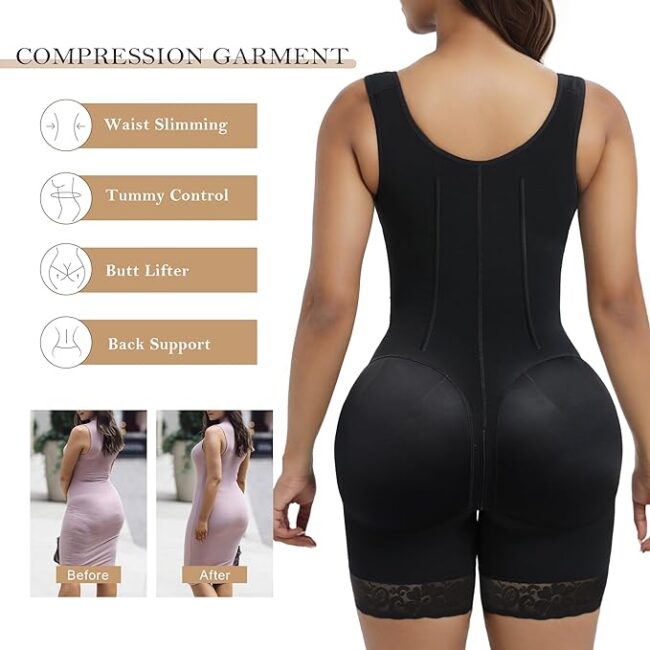 Fajas Colombianas Shapewear for Women: Tummy Control Body Shaper (Post-Surgery Compression Garment) - Image 7