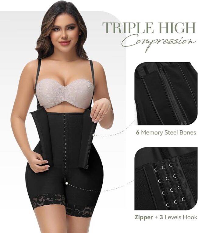 Fajas Colombianas Shapewear for Women: Tummy Control Body Shaper (Post-Surgery Compression Garment) - Image 26