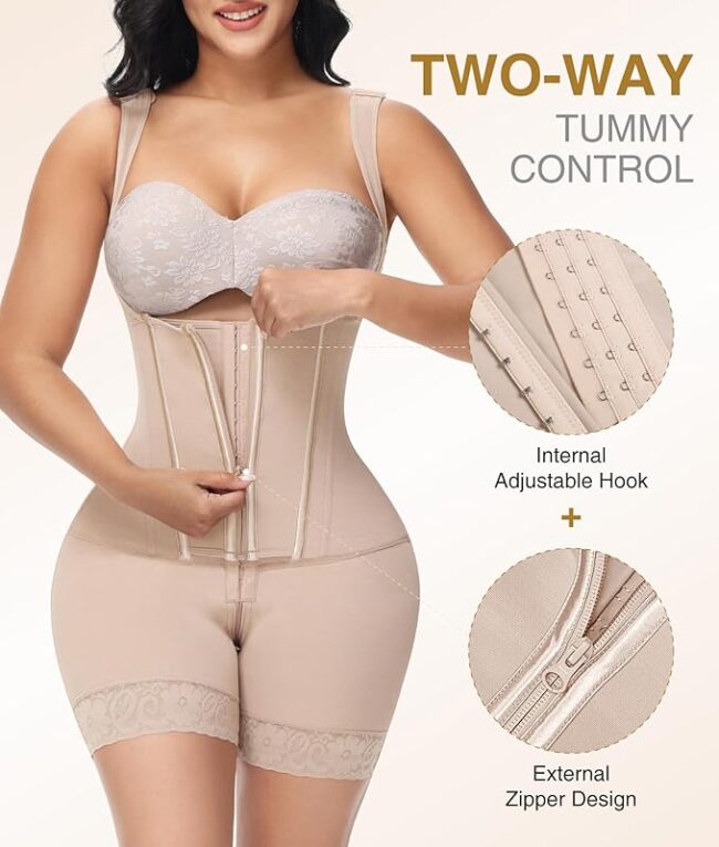 Fajas Colombianas Moldeadoras Post-Surgery Compression Girdle: Tummy Control Body Shaper - Image 30