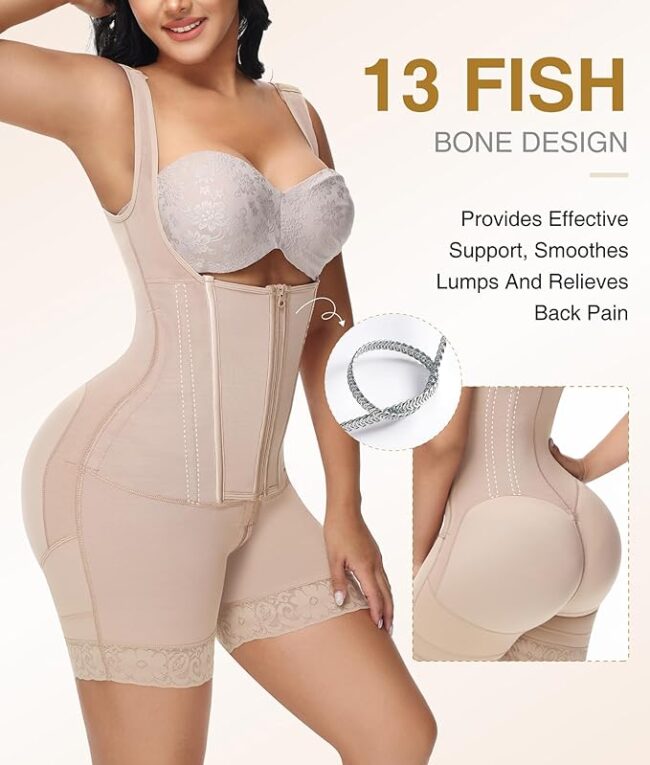 Fajas Colombianas Moldeadoras Post-Surgery Compression Girdle: Tummy Control Body Shaper - Image 29