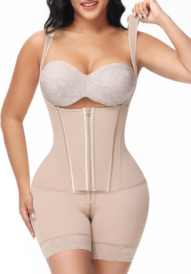 Fajas Colombianas Moldeadoras Post-Surgery Compression Girdle: Tummy Control Body Shaper - Image 32