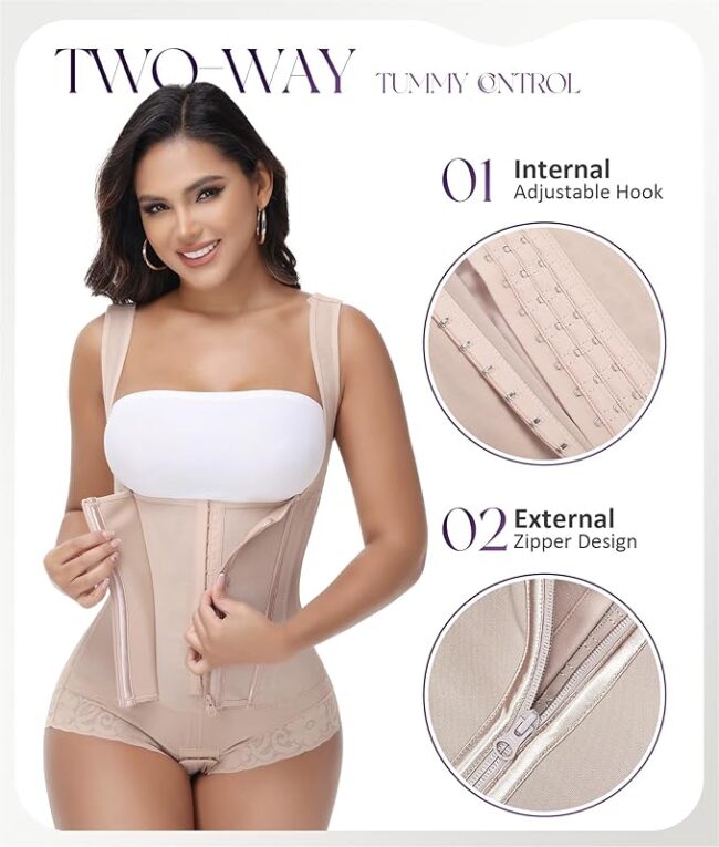 Fajas Colombianas Moldeadoras Post-Surgery Compression Girdle: Tummy Control Body Shaper - Image 10
