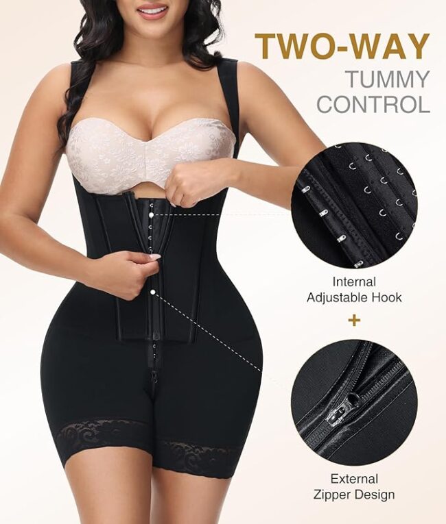 Fajas Colombianas Moldeadoras Post-Surgery Compression Girdle: Tummy Control Body Shaper - Image 23