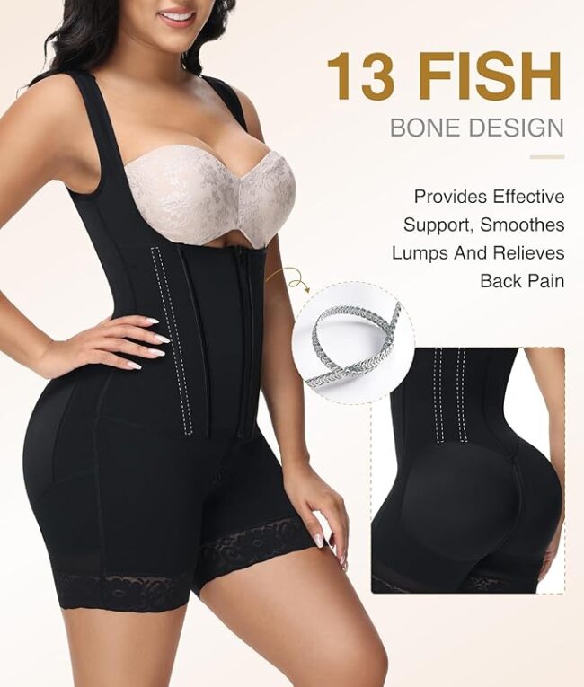 Fajas Colombianas Moldeadoras Post-Surgery Compression Girdle: Tummy Control Body Shaper - Image 22