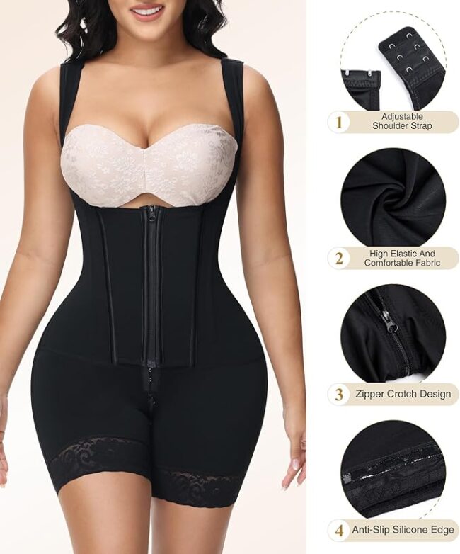 Fajas Colombianas Moldeadoras Post-Surgery Compression Girdle: Tummy Control Body Shaper - Image 21