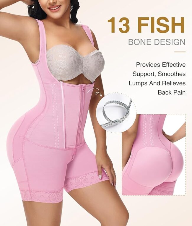 Fajas Colombianas Moldeadoras Post-Surgery Compression Girdle: Tummy Control Body Shaper - Image 4