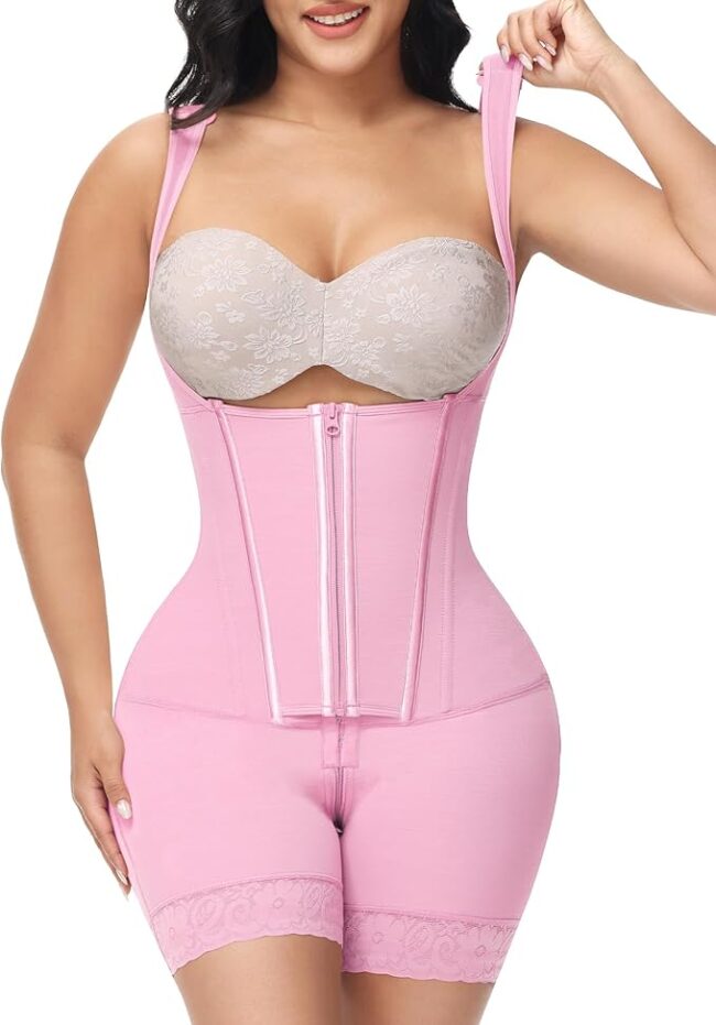 Fajas Colombianas Moldeadoras Post-Surgery Compression Girdle: Tummy Control Body Shaper
