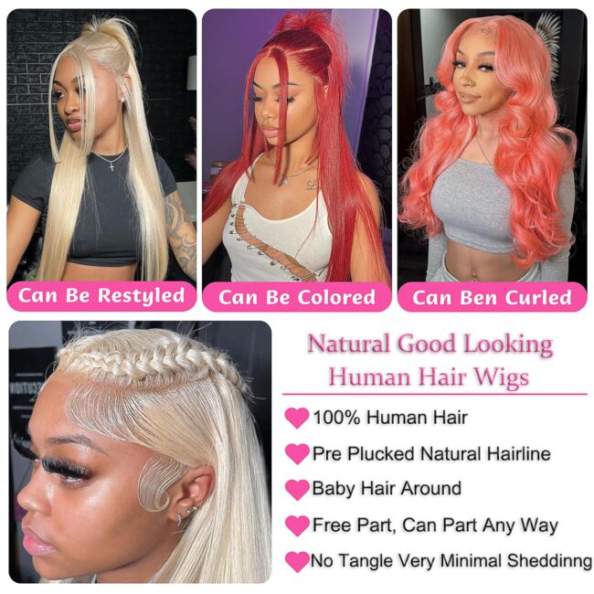 Radiant Blonde Glamour – 26” HD Lace Frontal Wig with Baby Hair & Glueless Comfort! ✨ - Image 7