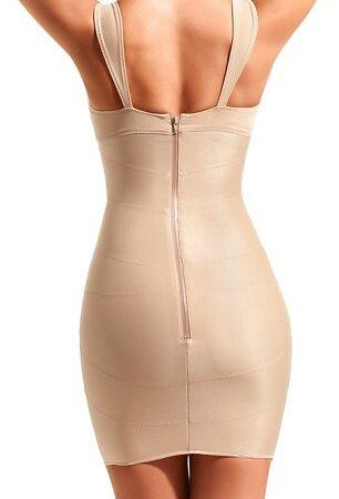 Sleeveless Shapewear Dress: Strapless-Compatible, Seamless Tummy & Butt Sculpting