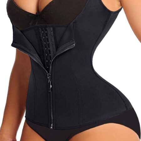 Steel-Boned Underbust Waist Trainer: Tummy Fat Burner Cincher (S-4XL)"