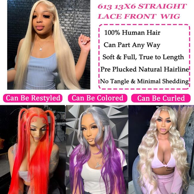 ✨ Ultimate Realism & Longevity – 26” 13x6 HD Skin-Like Frontal Wig with 200% Density & 2-Year Wear - Image 7