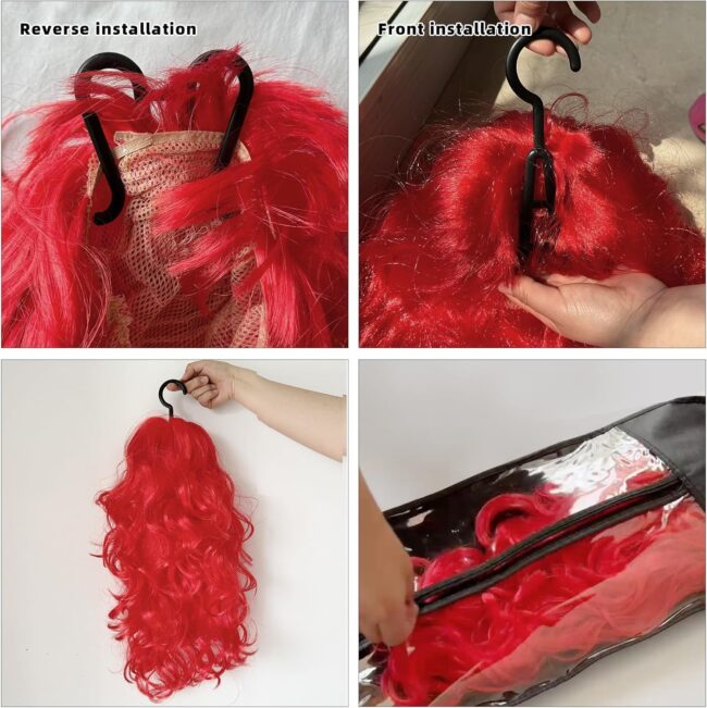 8 Bags. Total Protection. One Hanger – Your Complete Wig & Extension Storage System - Image 6