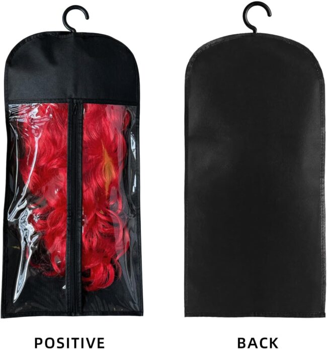 8 Bags. Total Protection. One Hanger – Your Complete Wig & Extension Storage System - Image 9