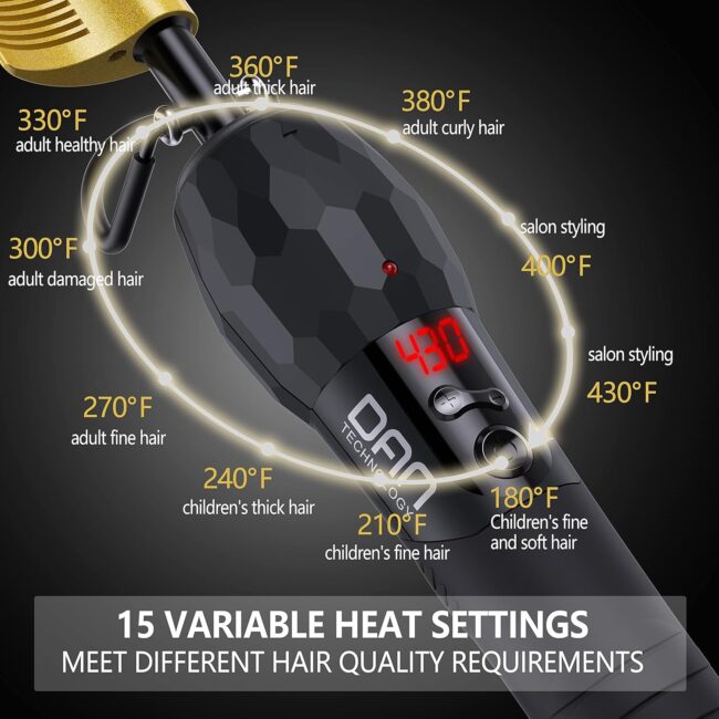 Curved Tooth Electric Pressing Comb that makes natural black hair more manageable than ever. - Image 5