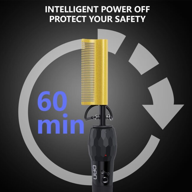 Curved Tooth Electric Pressing Comb that makes natural black hair more manageable than ever. - Image 6