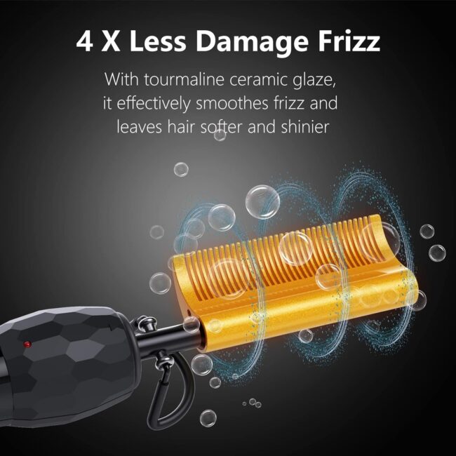 Curved Tooth Electric Pressing Comb that makes natural black hair more manageable than ever. - Image 7