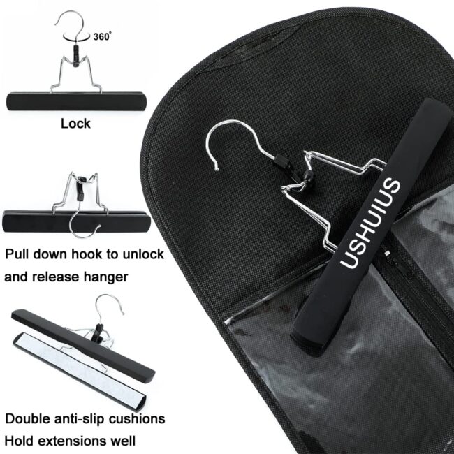Longer. Stronger. Protected – Extra-Long Wig Storage Bag with Hanger for Multiple Wigs & Extensions - Image 3