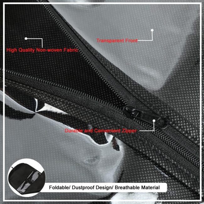 Longer. Stronger. Protected – Extra-Long Wig Storage Bag with Hanger for Multiple Wigs & Extensions - Image 6