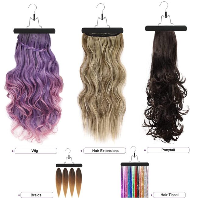 Longer. Stronger. Protected – Extra-Long Wig Storage Bag with Hanger for Multiple Wigs & Extensions - Image 9