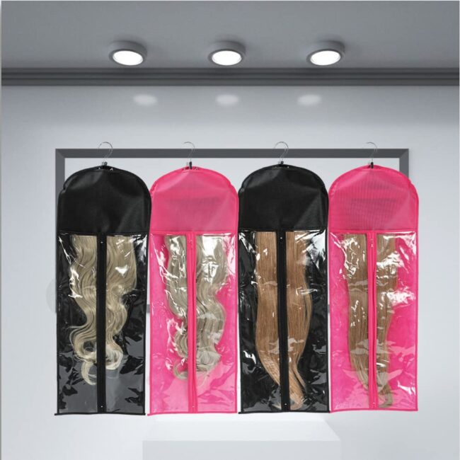 Longer. Stronger. Protected – Extra-Long Wig Storage Bag with Hanger for Multiple Wigs & Extensions - Image 7