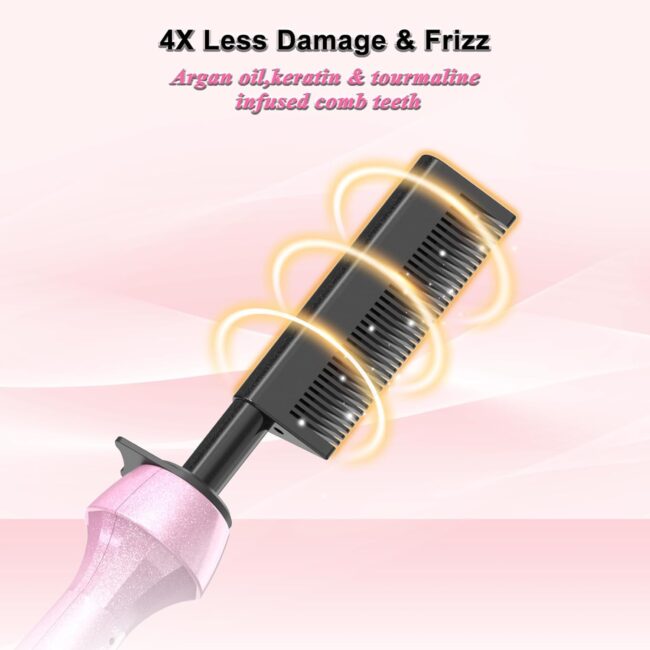 Power. Precision. Safety – Professional Electric Hot Comb with Dual Voltage & Auto Shut-Off! - Image 3