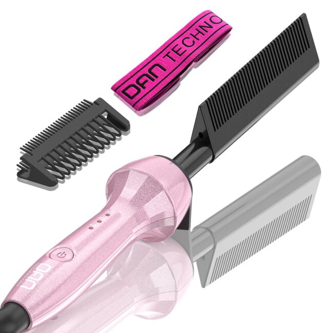 Power. Precision. Safety – Professional Electric Hot Comb with Dual Voltage & Auto Shut-Off! - Image 2