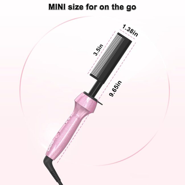 Power. Precision. Safety – Professional Electric Hot Comb with Dual Voltage & Auto Shut-Off! - Image 9