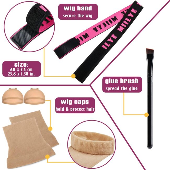 Stick. Swim. Stay. – Clear Wig Bond Glue with Remover & Band | Waterproof, 4-Week Hold, Swim-Proof - Image 8