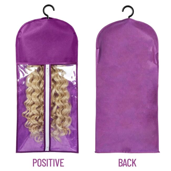 Store Smarter, Not Harder – Dust-Proof Wig Storage Bag with Hanger for Multiple Wigs! ✨ - Image 13