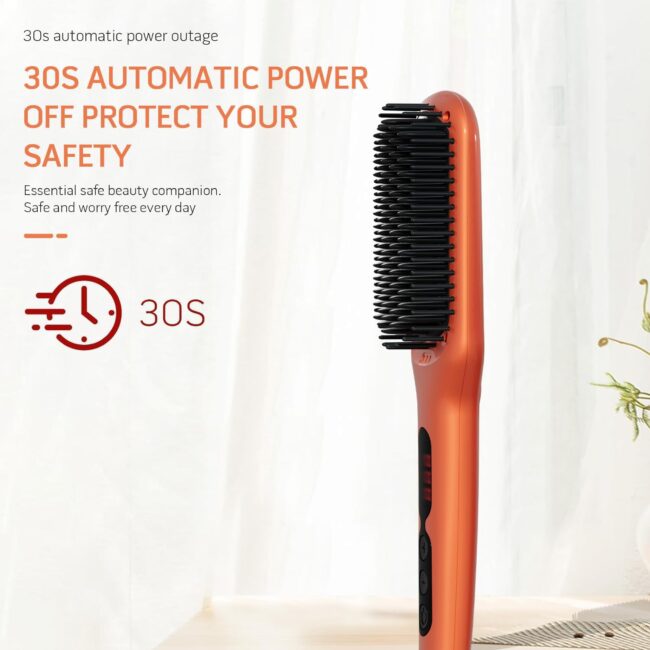 Style in Seconds – The Hair Straightener Brush Series: Where Speed Meets Salon Perfection - Image 6