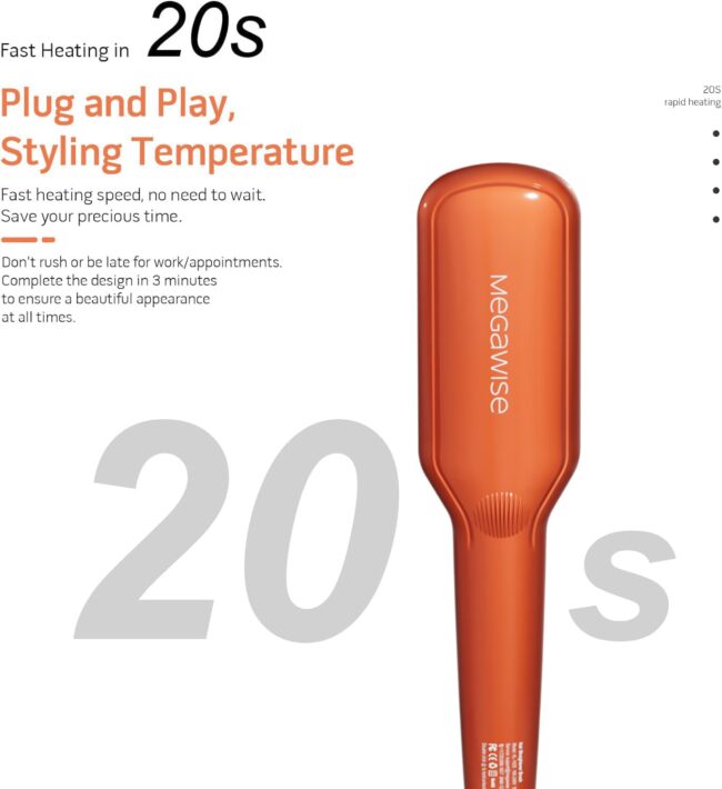 Style in Seconds – The Hair Straightener Brush Series: Where Speed Meets Salon Perfection - Image 8