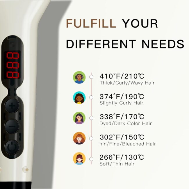 MegaWise Pearl White, Hair Straightener Brush Series, Where Speed Meets Salon Perfection - Image 7