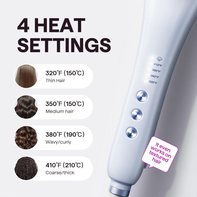 Wavytalk Pro Steam Hair Straightener Brush – Steamline Pro 3-in-1 (Dry, Mist, Steam) - Image 7