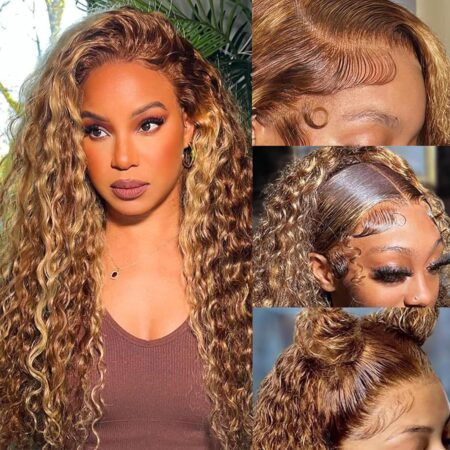 ✨ Bouncy Curls, Flawless Front – Short Curly Bob Deep Wave Wig with 13x4 HD Lace & 180% Density ✨
