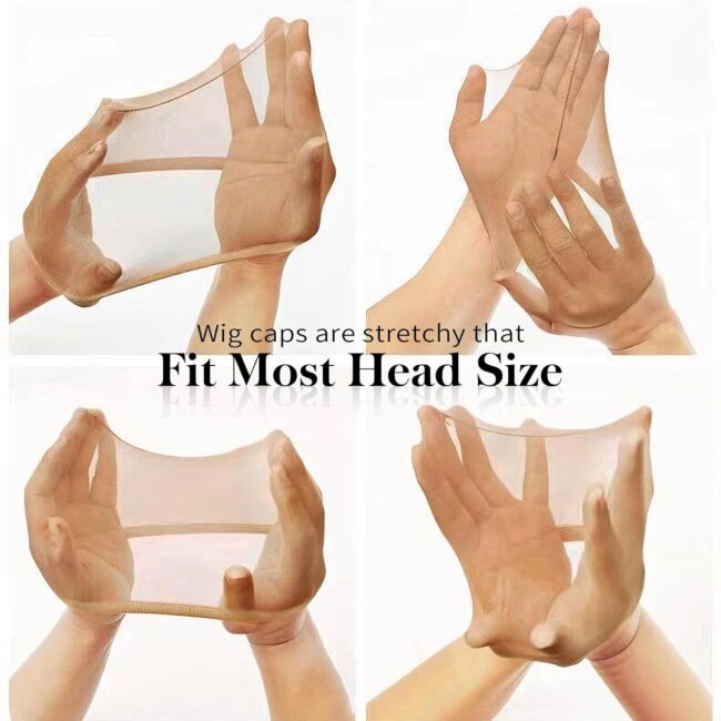 Invisible Perfection – 10 Pcs Transparent HD Wig Caps for Flawless Wig Days - Image 10