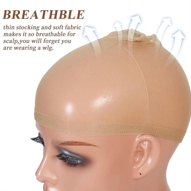 Invisible Perfection – 10 Pcs Transparent HD Wig Caps for Flawless Wig Days - Image 5