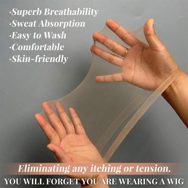 Invisible Perfection – 10 Pcs Transparent HD Wig Caps for Flawless Wig Days - Image 6
