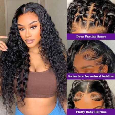 Deep. Curly. Flawless – 13x6 HD Deep Wave Curly Wig with 200% Density & Glueless Fit