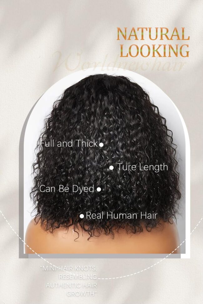 Kinky. Curly. Real. – 13x4 Lace Frontal Kinky Curly & Deep Wave Wig in 10A Grade Virgin Brazilian Hair - Image 4
