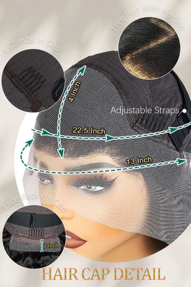 Kinky. Curly. Real. – 13x4 Lace Frontal Kinky Curly & Deep Wave Wig in 10A Grade Virgin Brazilian Hair - Image 7